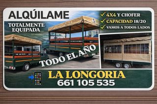 ALQUILER REMOLQUE JARDINERA