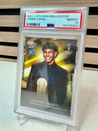 Cromo Lamine Yamal Ballon D'or PSA 10