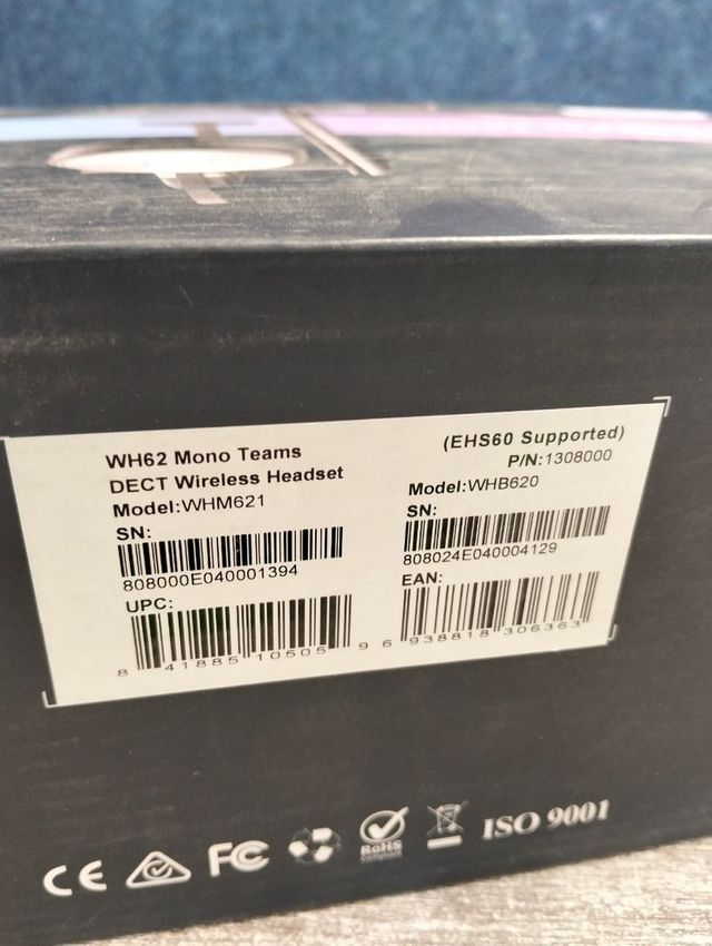 Fone mono sem fio Yealink WH62 Mono Teams
