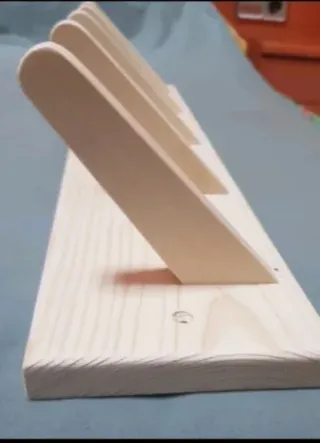 Perchero de madera 5 ganchos