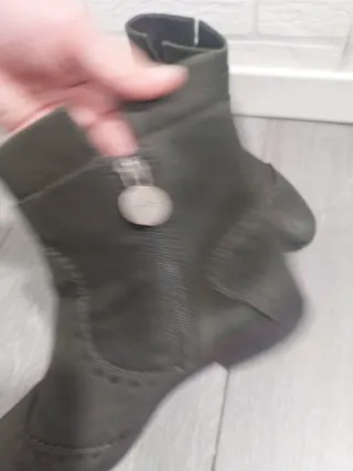 Botines Geox Piel Marrón/Gris