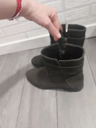 Botines Geox Piel Marrón/Gris