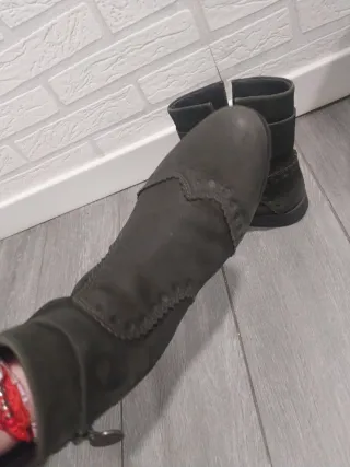 Botines Geox Piel Marrón/Gris