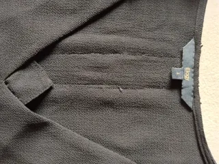 Blusa negra manga larga