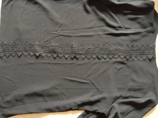 Blusa negra manga larga