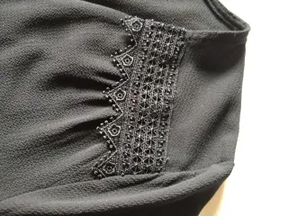 Blusa negra manga larga