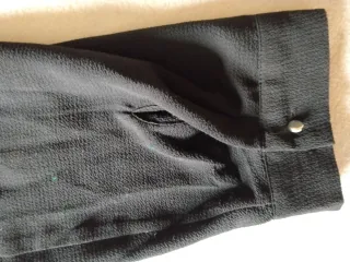 Blusa negra manga larga