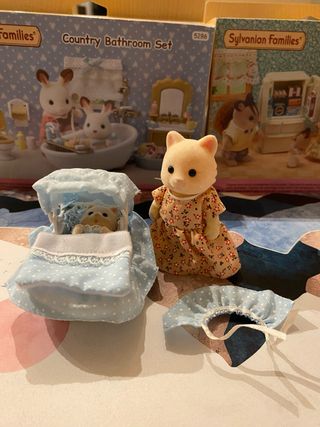 Mamma gatta con bimbo Sylvanian Families