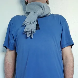 Bufanda Emporio Armani Gris