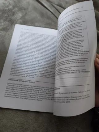 Libro sobre hipoglucemia en diabetes