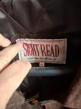 Chaqueta de piel hombre marrón