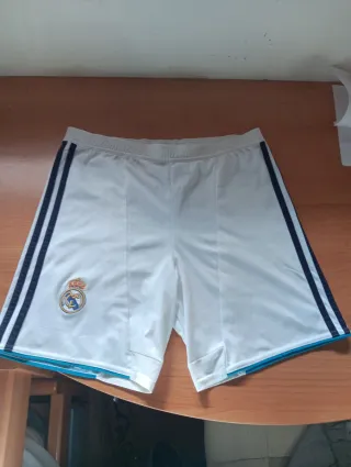 Pantalón Corto Real Madrid Adidas Blanco