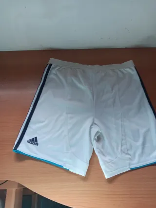 Pantalón Corto Real Madrid Adidas Blanco