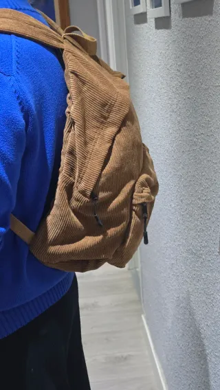 Mochila Pull&Bear Marrón Pana