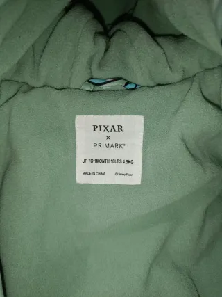 Buzo - mono nieve bebé Pixar