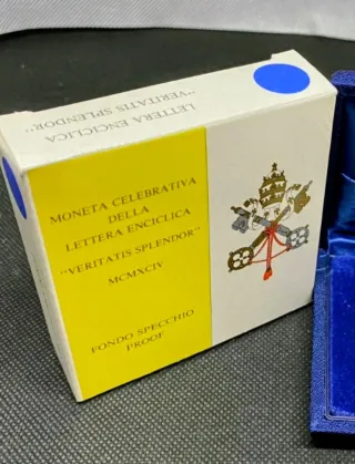 Moneta 500 lire Pontificato Giovanni Paolo II