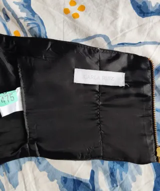 Conjunto fiesta top y falda Carla Ruiz negro