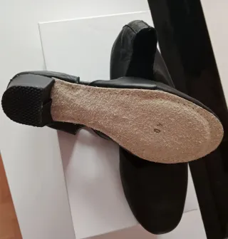 Zapatos de profesora de baile negros