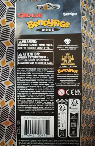 Gremlins Stripe BendyFigs Minis Figura Coleccionab