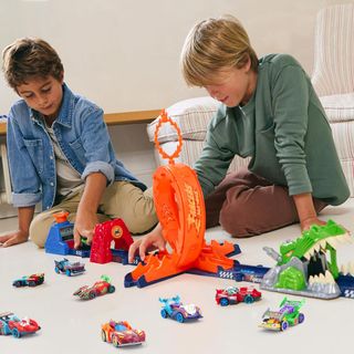 T-Racers Mix ‘N Race Volcanosaurus Pista para Coch