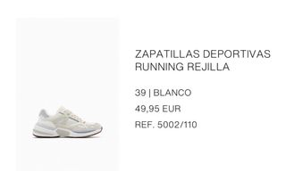 Zapatillas Zara Beige Talla 39