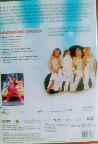 DVD de Disney de la película Chicas Guepardo sello