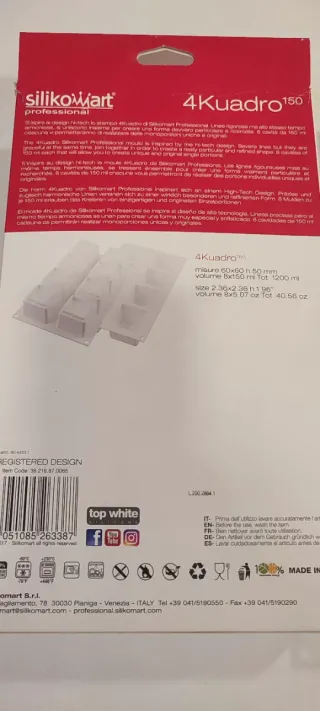 3 Moldes Silicona Silikomart 4K