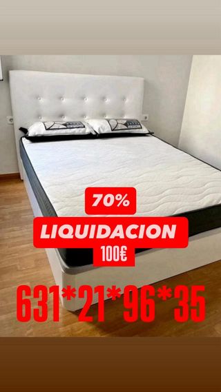 Canapé y colchón oferta 70%
