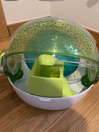 Jaula Hámster Ovo Transparente y Verde