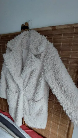 Chaqueta borreguito beige