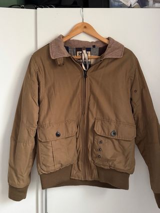 Chaqueta Bomber R95th Vintage Hombre Beige