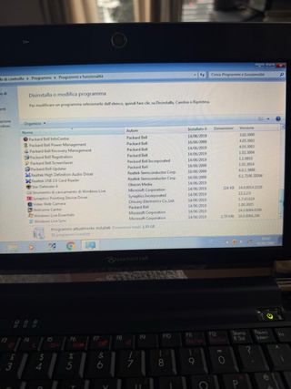 Packard Bell Notebook Nero/Argento