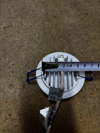 Lote 6 Focos LED Empotrables Techo Blancos