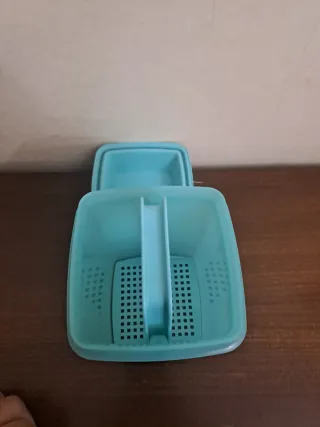 Porta sottaceti azzurro