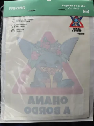 Pegatina Ohana a Bordo de Friking