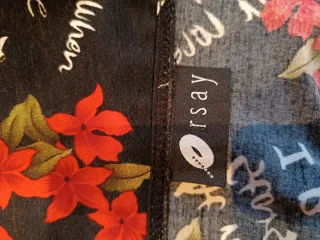 Vestido Orsay Negro y Rojo