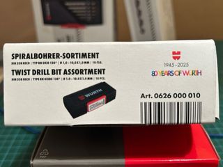 Juego Brocas HSS CO WURTH INOX