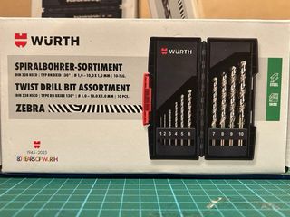 Juego Brocas HSS CO WURTH INOX