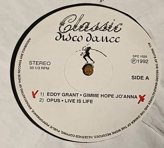 Various - Classic Disco Dance SPC 1020 - VG+ Title
