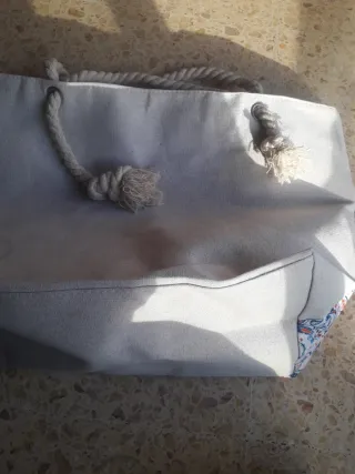 Bolso de playa estampado paisley