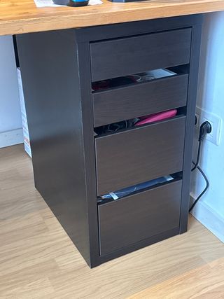 Cajonera Alex Ikea Marrón