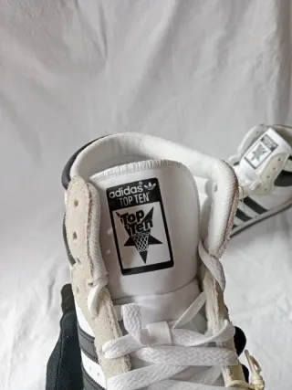 Adidas Top Ten Zapatillas Blancas y Negras