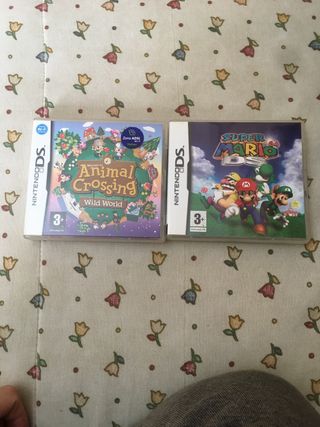 Juegos Nintendo DS: Animal Crossing y Super Mario