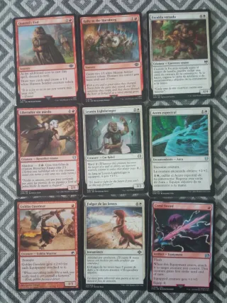 Mazo Magic 60 cartas blanco rojo