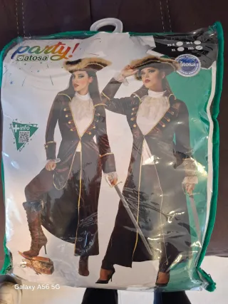 Disfraz Corsaria Atosa Marrón Talla xxl 3 de mujer