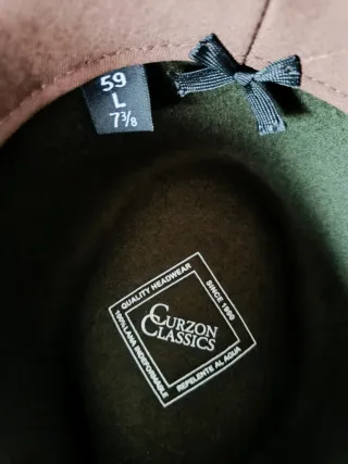 Sombrero Lana Talla 59 Curzon Classics. Nuevo