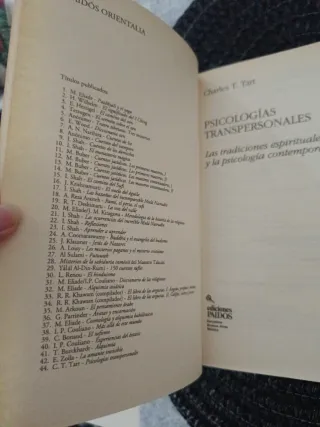 Psicologias transpersonales / Transpersonal Psy...