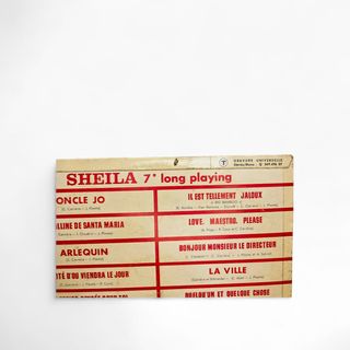 Disco Vinil LP Sheila – Oncle Jo – 33 RPM