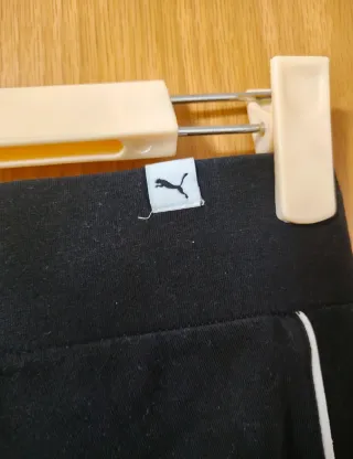 Leggings Puma Negros Talla M Raya Lateral