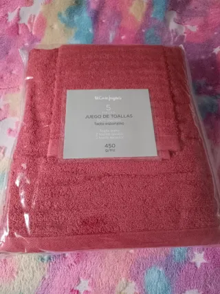 Juego 5 Toallas Algodón El Corte Inglés